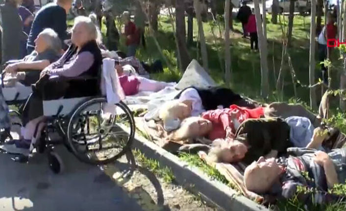 Ankara'da yaşlı bakım merkezinde yangın