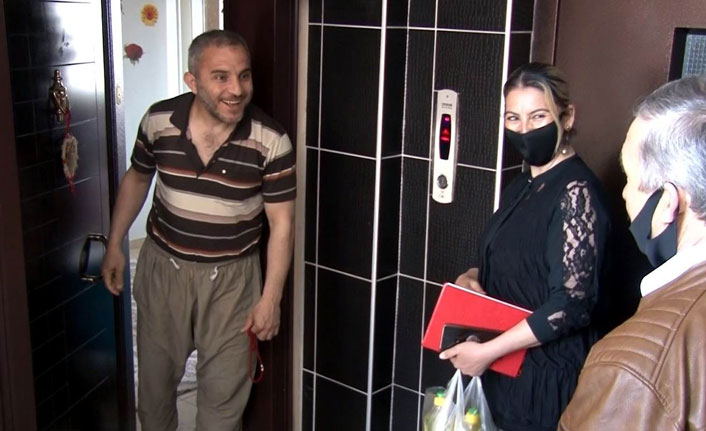 Mahallenin dezenfektanları öğrencilerden