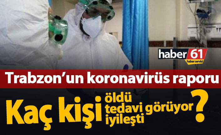 Trabzon’un güncel koronavirüs raporu - İşte rakamlar. 20.04.2020