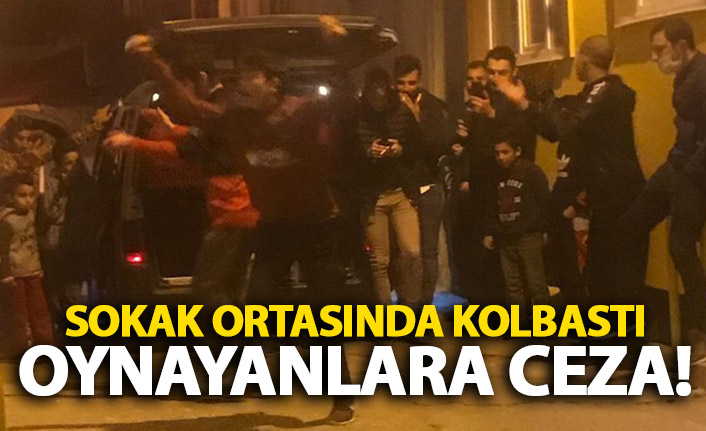 Trabzon'da sokakta kolbastı oynayanların cezası belli oldu