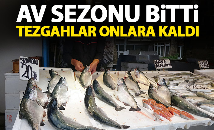 Av sezonu bitti tezgahlar onlara kaldı