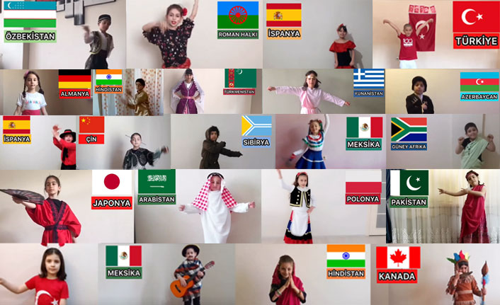 Hasan Yılmaz İlkokulu öğrencilerinden çok özel 23 Nisan videosu