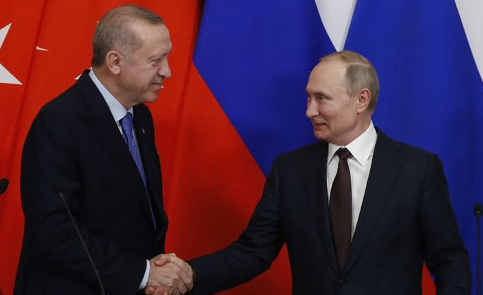 Cumhurbaşkanı Erdoğan, Rusya Devlet Başkanı Putin'le telefonda görüştü
