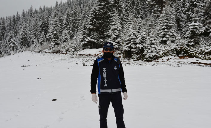 Ordu’nun yüksekleri 23 Nisan’da karla yeniden beyaza büründü