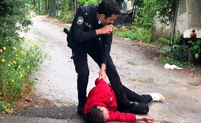 Çaldığı motosikletle kaçmaya çalışırken yakalandı!