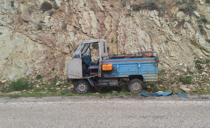 Şuhut'ta patpat kazası: 1 ağır yaralı