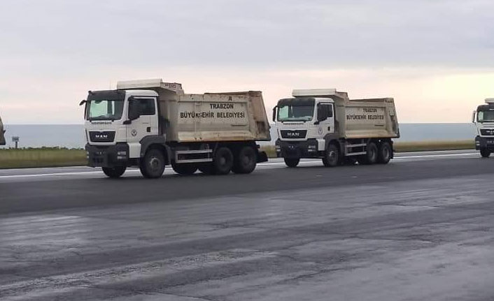 Trabzon Havalimanı pistinin asfaltı yeniden kullanılacak