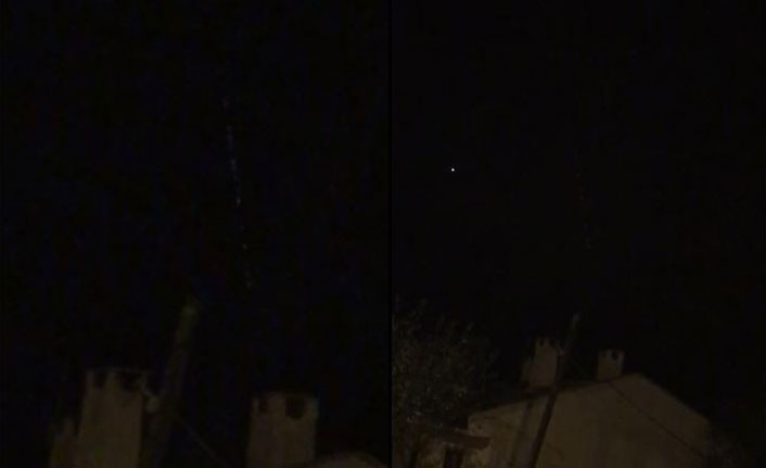 Gökyüzünde esrarengiz ışıklar Tekirdağ'da yine görüldü