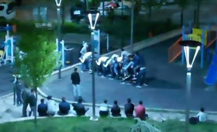 Sokağa çıkma yasağına uymayıp uzun eşek oynadılar!