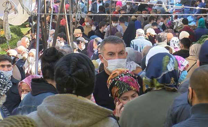 Yasak sonrası pazarda yoğunluk!