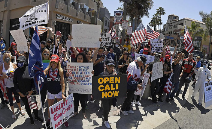ABD'de protestoların lideri koronavirüse yakalandı