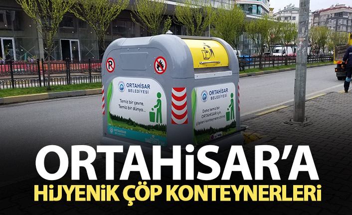 Trabzon'a hijyenik çöp konteynerleri