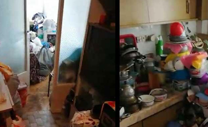 Kötü kokular gelen daireden çıktı! Herkes şok oldu