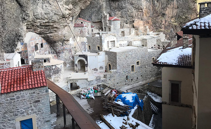 Koronavirüs Sümela Manastırı'nı da vurdu