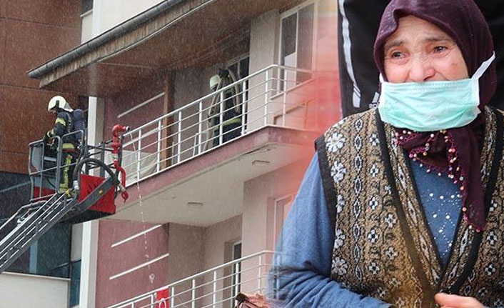 5 katlı apartmanda yangın