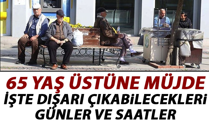 65 yaş üstüne müjde! Hafta bir gün 4 saat...