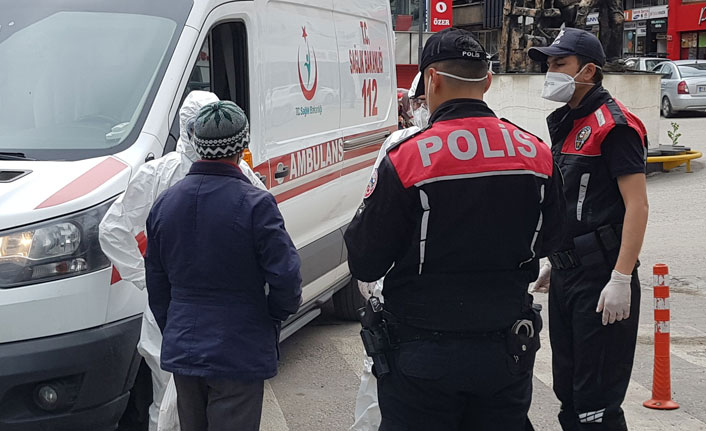 Karantinadaki köyden kaçtı polise yakalanı