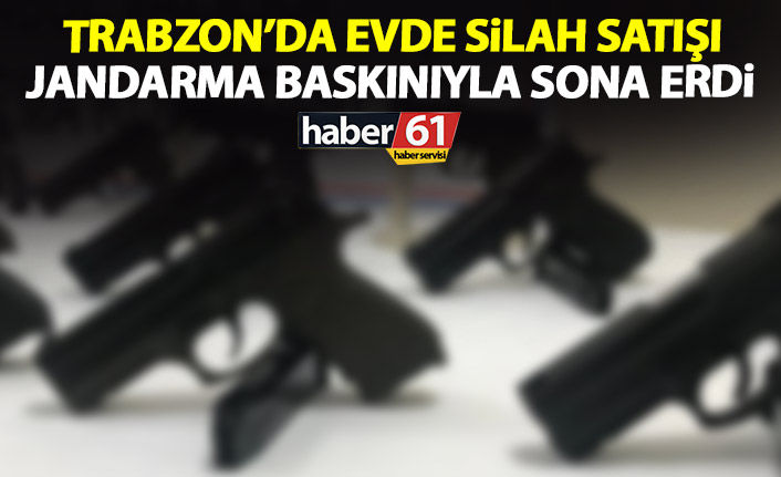 Trabzon’da evden cephane çıktı!