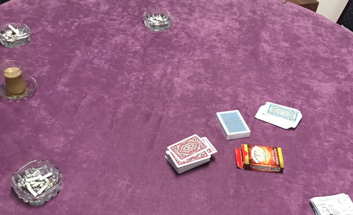 Kumar baskınında 72 bin 450 lira ceza