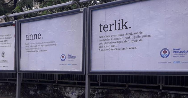 Trabzon'da belediyeden ilginç anneler günü kutlaması