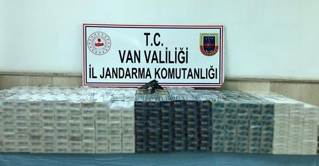 8 bin paket kaçak sigara ele geçirildi