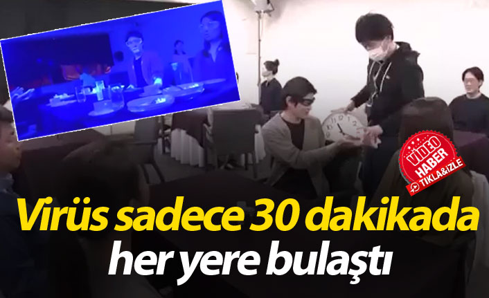 Virüs sadece 30 dakikada her yere bulaştı