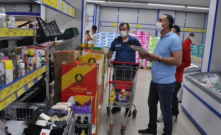 Cizre’de korona virüs denetimleri sürüyor