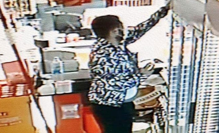 Marketten içki çalan şüpheli böyle yakalandı!