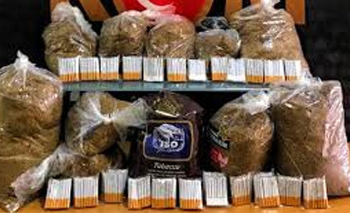 Salihli Polisinden kaçak tütün operasyonu