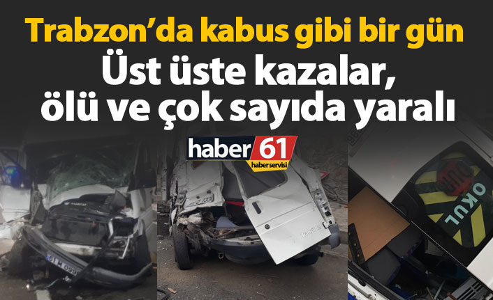 Trabzon'da kaza günü! 22.05.2020