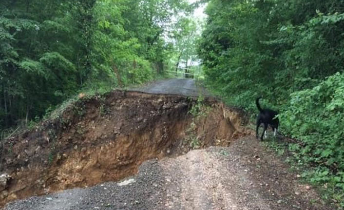 Ordu Fatsa’da heyelan yolu kapattı: 40 hane mahsur kaldı