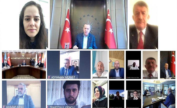 Cumhurbaşkanı Erdoğan Trabzon teşkilatı ile bayramlaştı