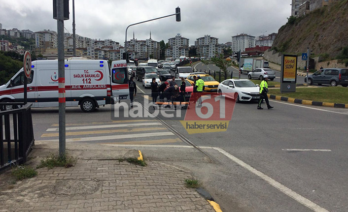 Trabzon'da yoldan geçen yaşlı kadına araç çarptı