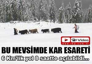 Karadeniz'de kar esareti