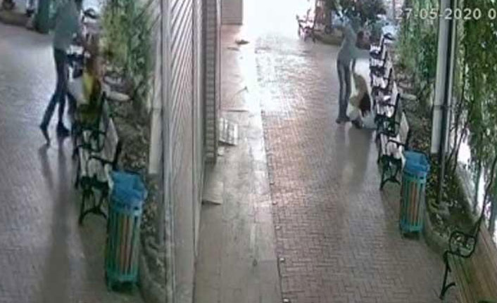 İşine giderken sokak ortasında darp edildi