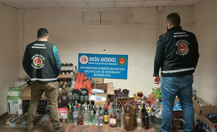 668 litre sahte içki ele geçirildi