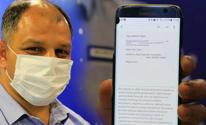 Hesabına yanlışlıkla yatırılan 20 bin lirayı sahibine gönderdi