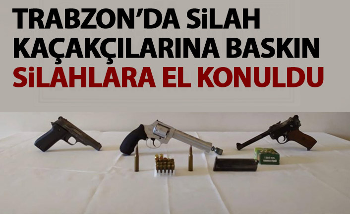 Trabzon'da silah kaçakçılığı operasyonu