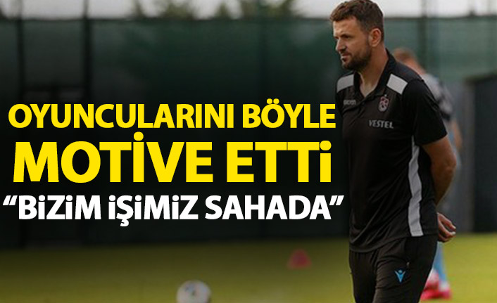 Hüseyin Çimşir'den oyuncularına uyarı: Sahaya odaklanın