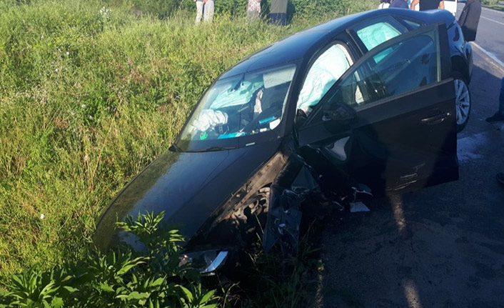 Samsun’da Trafik Kazası: 2 Kişi Yaralandı