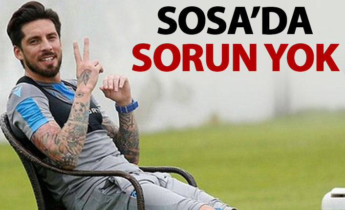 Trabzonspor’da Sosa korkuttu ama iyi haber geldi
