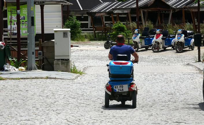 Uzungöl'de can alan elektrikli bisiklet sürücülerine denetimi talebi