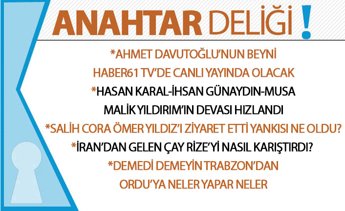 Anahtar Deliği 10.06.2020 Ahmet Davutoğlu’nun Ekibinden Özdağ Haber61 TV’de Canlı Yayında