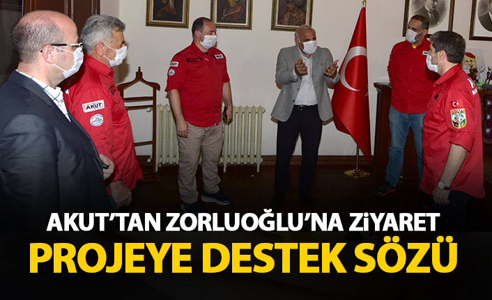 AKUT'tan Zorluoğlu'na ziyaret