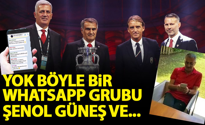Dünya böyle bir Whatsapp gurubu görmedi! Şenol Güneş, Roberto Mancini, Vladimir Petkovic, Ryan Giggs