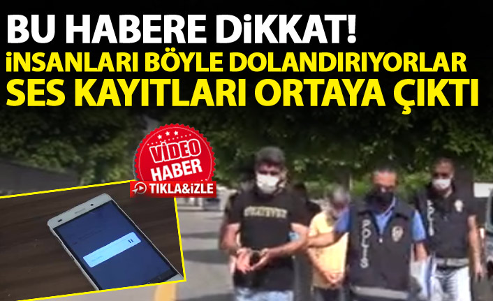 Telefon dolandırıcıların ses kaydı ortaya çıktı! Dolandırmaya çalıştıkları kadının ameliyat parasını bile istediler