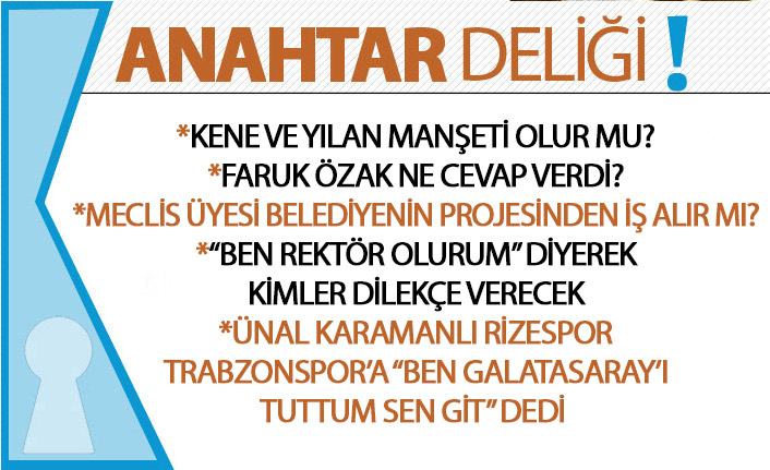 Anahtar Deliği 15.06.2020 Trabzon’da Yılan-Kene Endişesi, Faruk Özak ve KTÜ Rektörlüğü Gündemde