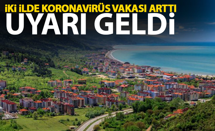 Türkiye'de iki ilde koronavirüs vakaları arttı