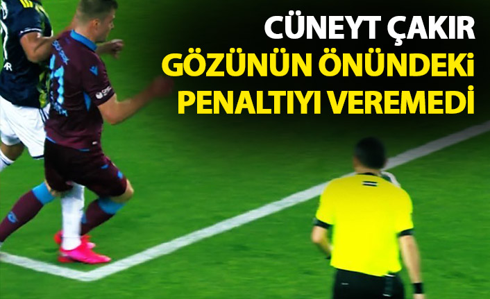 Trabzonspor'un Fenerbahçe karşısında penaltısı verilmedi! 16 Haziran 2020