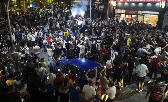 Trabzonspor Fenerbahçe’yi eledi, şehirde büyük coşku yaşandı